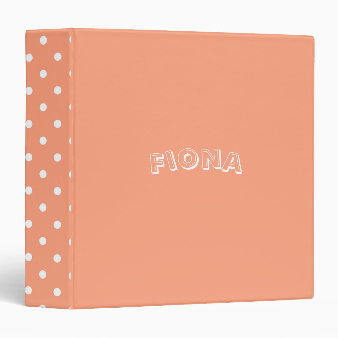 Salmon Sunset Personalized Binder Zazzle