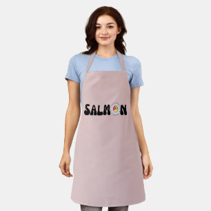 Salmon sushi apron