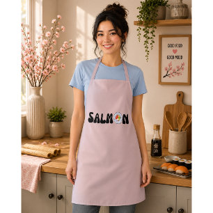 Salmon sushi apron