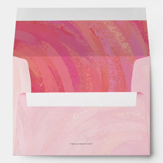 Salmon Swirl Envelope (Back (Bottom))