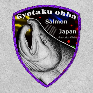 Salmon Thank you to all life. Wappen Patch