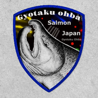 Salmon Thank you to all life. Wappen Patch
