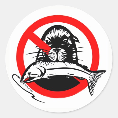 Salmon Thief Sticker