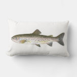 Salmon Trout Fish Lumbar Pillow at Zazzle