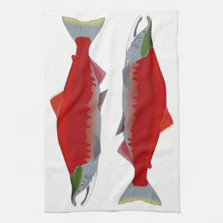 Salmon Twins Towel