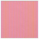 [ Thumbnail: Salmon & Violet Colored Lines/Stripes Pattern Fabric ]