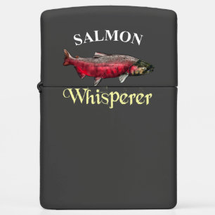 Salmon Whisperer Dark Zippo Lighter