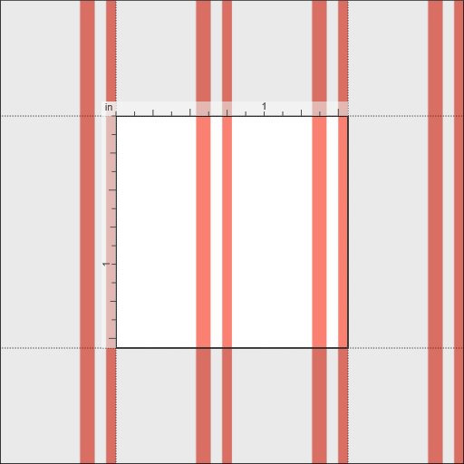 Salmon & White Lined Pattern Fabric