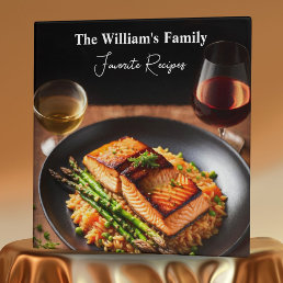 Salmon With Asparagus Favorite Recipes  3 Ring Binder