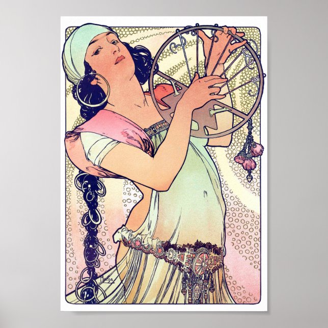 Salome, Alphonse Mucha Poster (Front)