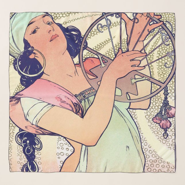 Salome, Alphonse Mucha Scarf (Front)