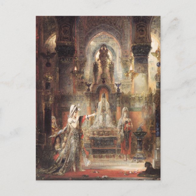Salome Dancing Before Herod Postcard (Front)