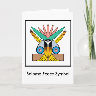 Salome Peace Symbol Card