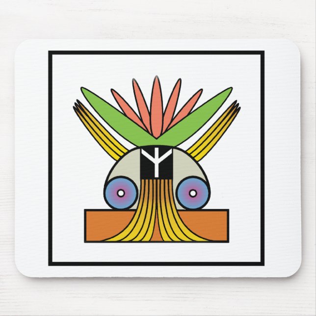 Salome Peace Symbol Mouse Pad (Front)