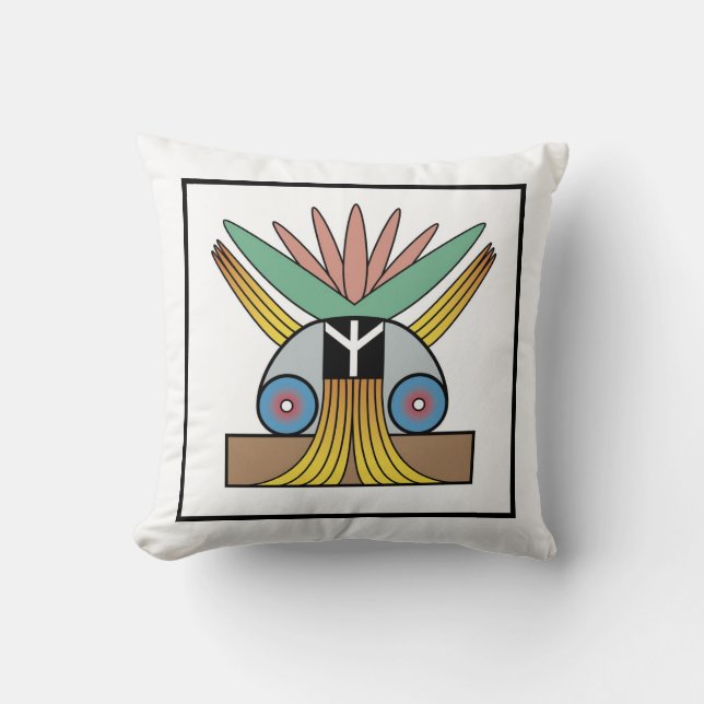 Salome Peace Symbol Pillow (Front)