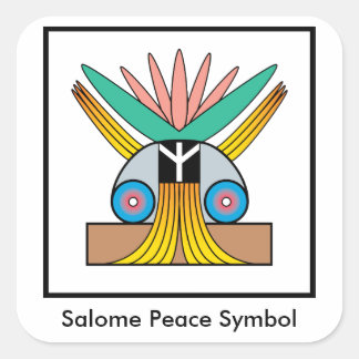 Salome Peace Symbol Sticker