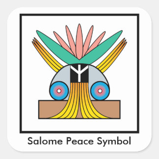 Salome Peace Symbol Sticker