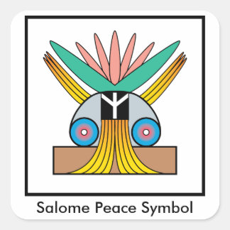 Salome Peace Symbol Sticker