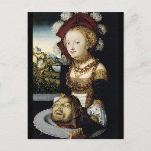 Salome With Head of John Baptist Postcard