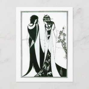 Salome with her mother, Herodias, 1894 (litho) (b/ Postcard