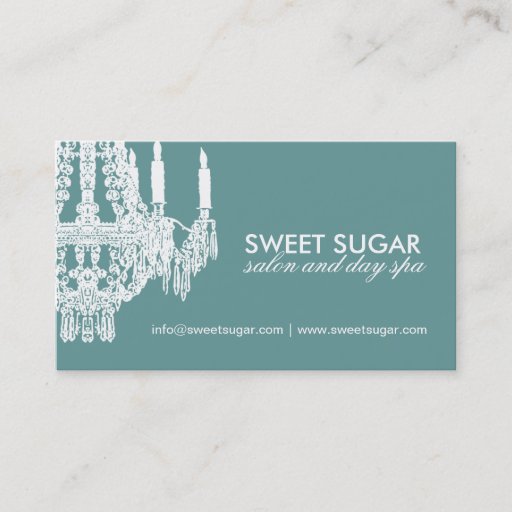 Customizable Salon and Day Spa Business Card