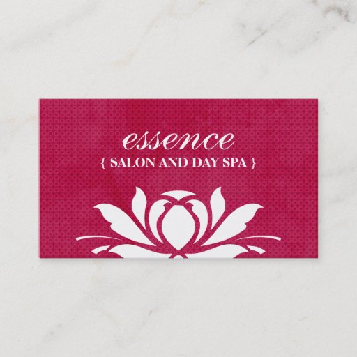 Customizable Salon and Day Spa Business Cards