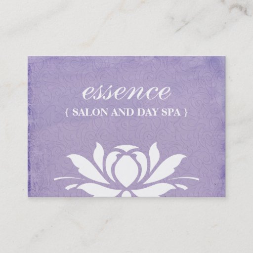 Customizable Salon and Day Spa Business Cards