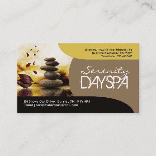 Salon and Spa Business Card