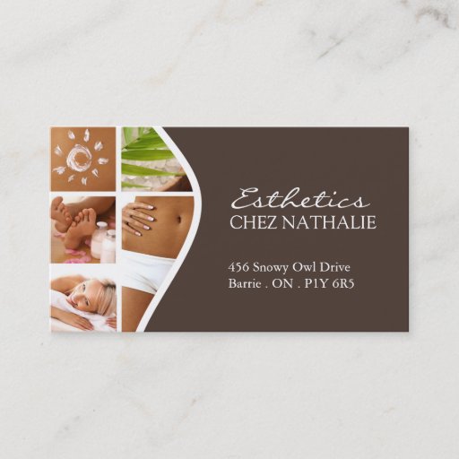 Customizable Salon and Spa Business Card