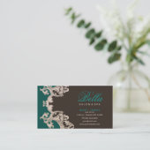 salon and spa business card appointment card (Standing Front)
