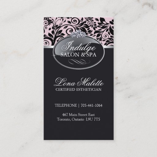 Customizable Salon and Spa Business Cards