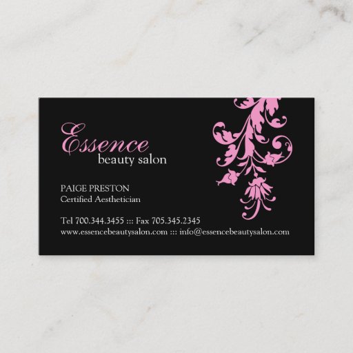 Customizable Salon and Spa Business Cards