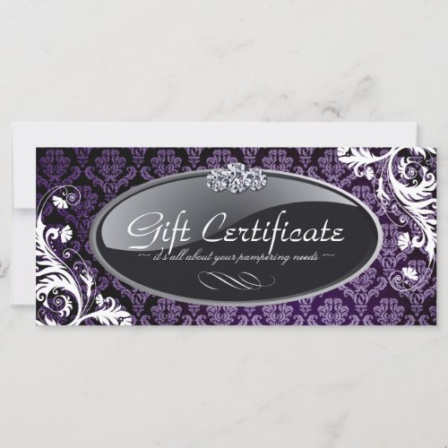 SALON AND SPA GIFT CERTIFICATE