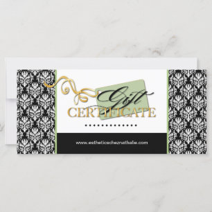 SALON AND SPA GIFT CERTIFICATE