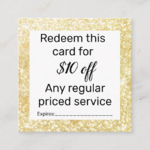 Salon and spa promotional