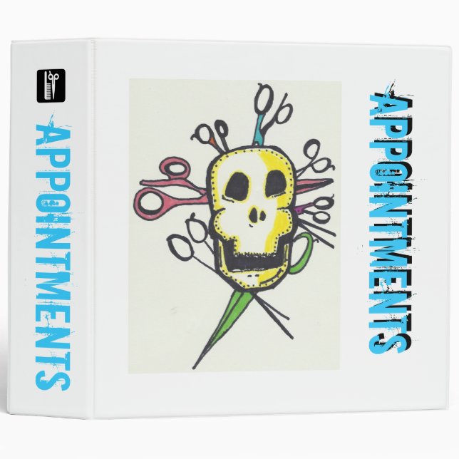 Salon Appointment Book Binder (Front/Spine)