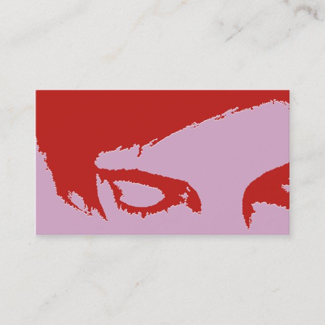 salon appointment card : emo style (Front)