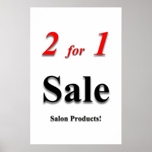 Salon Barbershop Posters 2 for 1 Sale Products