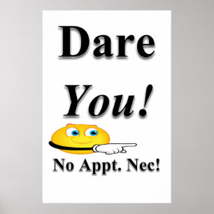 Salon Barbershop Posters Dare you