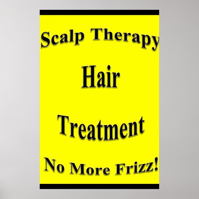 Salon Barbershop Posters Scalp Therapy (Front)