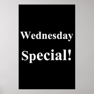 Salon Barbershop Posters Wednesday Special