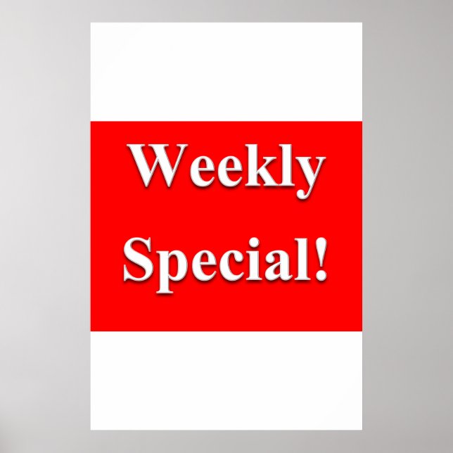 Salon Barbershop Posters Weekly Special (Front)