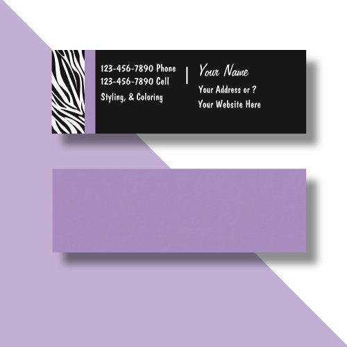 Salon Business Cards