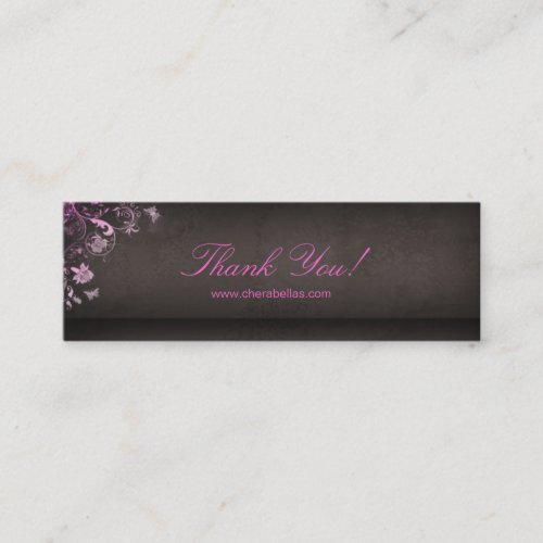 Salon Bookmark Spa Butterfly Floral pink Business Card Templates