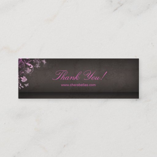 Customizable Salon Bookmark Spa Butterfly Floral pink Business Card Templates