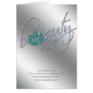 Salon Brochure Beauty Makeup Artist Cosmetologist Cards