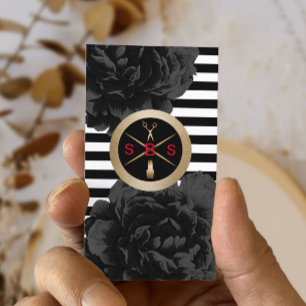 Salon Building Solutions Social Media Modern Business Card