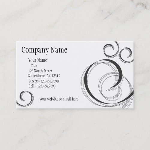 Salon Business Card