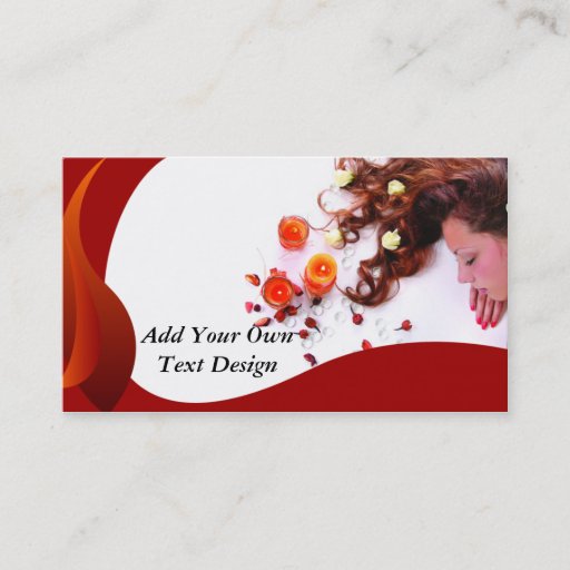 Customizable Salon Business Card