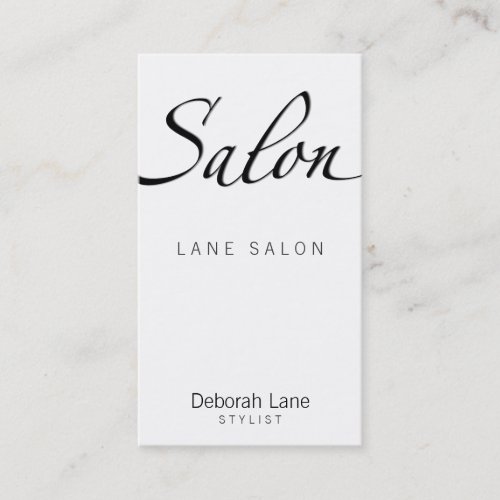 Salon Business Cards